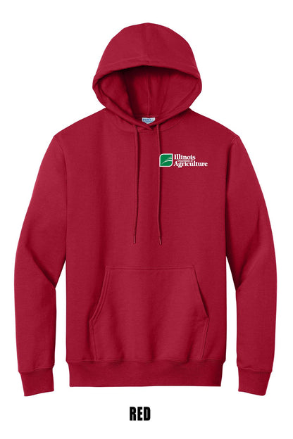 Illinois Department of Agriculture PORT & COMPANY® ESSENTIAL FLEECE PULLOVER HOODED SWEATSHIRT (P.PC90H)