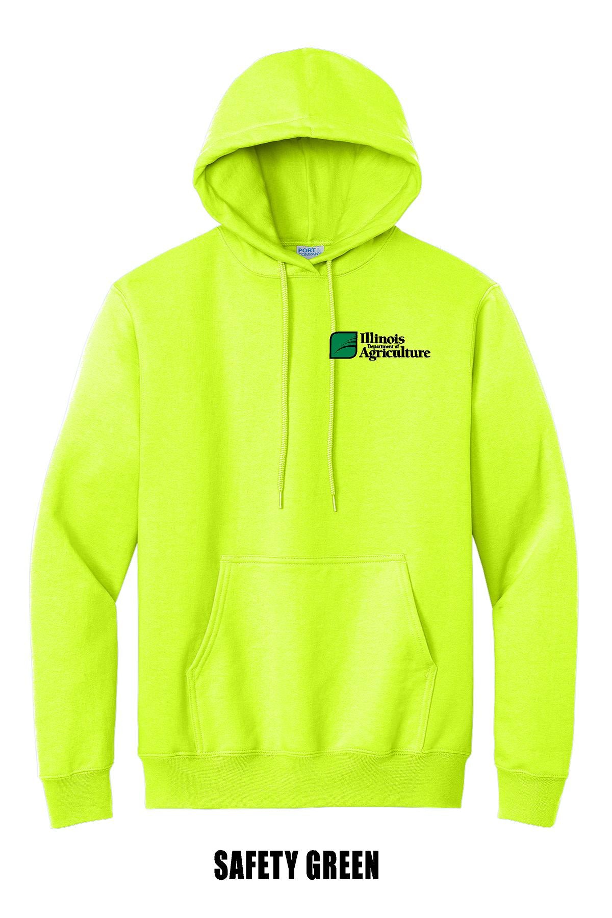 Illinois Department of Agriculture PORT & COMPANY® ESSENTIAL FLEECE PULLOVER HOODED SWEATSHIRT (P.PC90H)