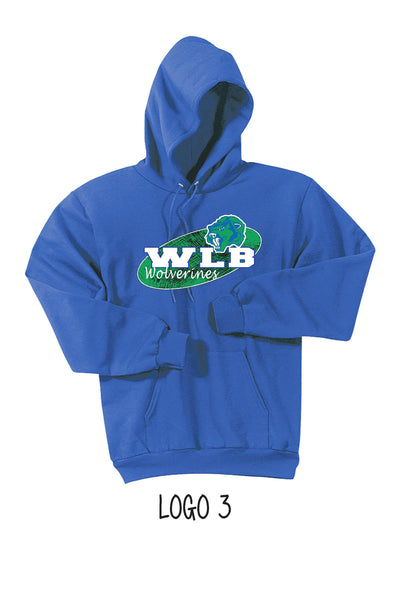 WLB Port & Company® Tall Essential Fleece Pullover Hooded Sweatshirt (P. PC90HT)