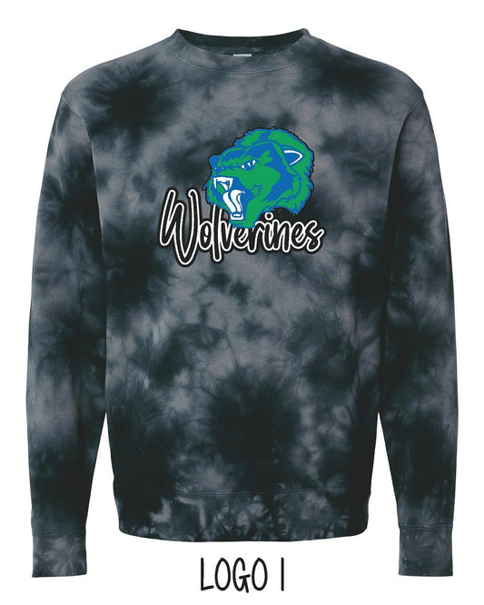 WLB Tie-Dyed Crewneck Sweatshirt (P.PRM3500TD)