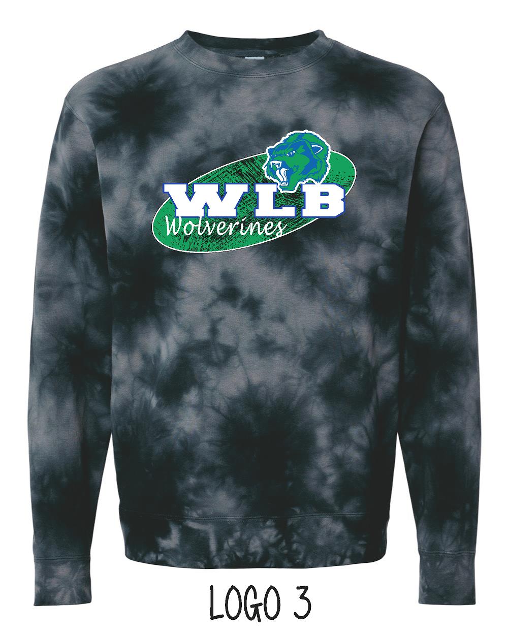 WLB Tie-Dyed Crewneck Sweatshirt (P.PRM3500TD)