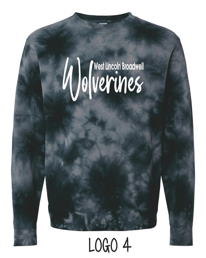 WLB Tie-Dyed Crewneck Sweatshirt (P.PRM3500TD)