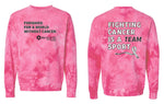 SCI Breast Cancer Tie-Dyed Crewneck Sweatshirt (P.PRM3500TD)