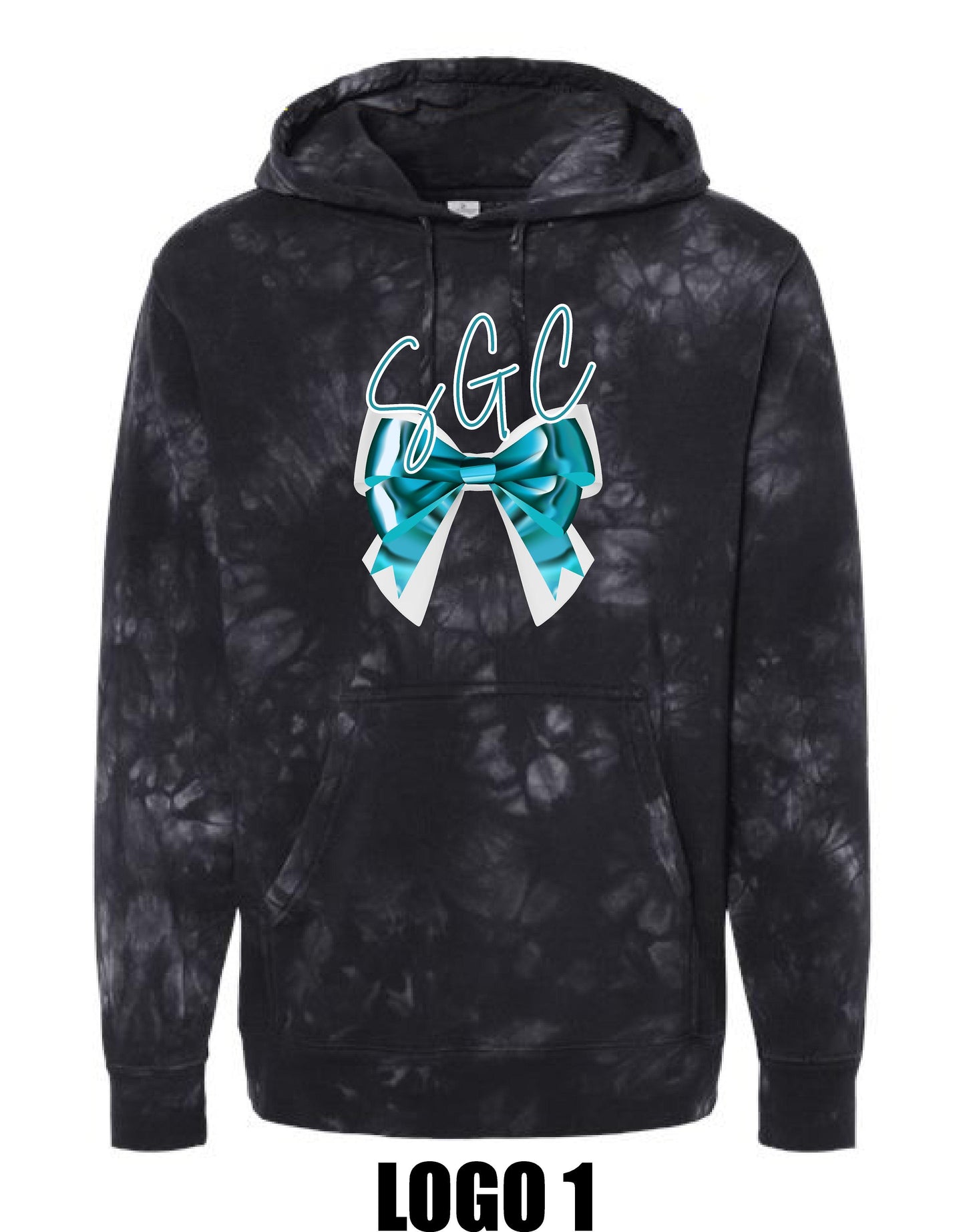 SPRINGFIELD GYMNASTICS CENTER Tie-Dyed Hooded Sweatshirt (P.PRM4500TD/PRM1500TD)