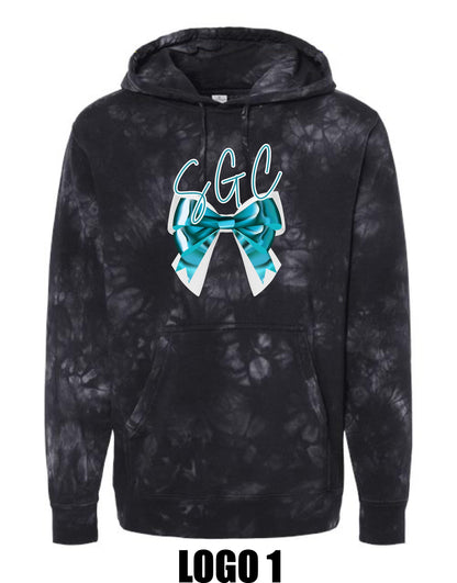 SPRINGFIELD GYMNASTICS CENTER Tie-Dyed Hooded Sweatshirt (P.PRM4500TD/PRM1500TD)