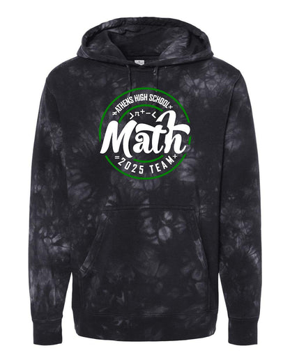 AHS MATH TEAM Tie-Dyed Hooded Sweatshirt (P.PRM4500TD)