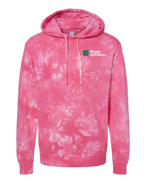 Illinois Department of Agriculture UNISEX Tie Dyed Hoodie (E.PRM4500TD)