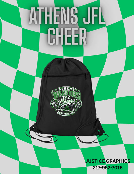 Athens JFL Cheer Polyester Drawstring Backpack (P. Q135200)