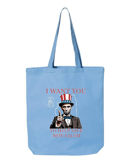 NEW SALEM LINCOLN LEAGUE Tote Bag (QTBG)