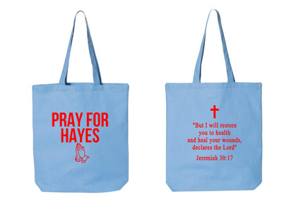 Pray For Hayes Tote Bag (P. QTBG)