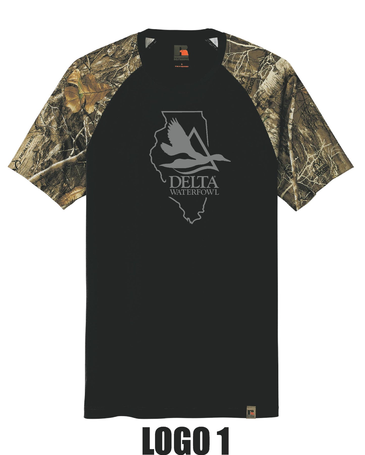 Delta Waterfowl Russell Outdoors™ Realtree® Colorblock Performance Tee (P.RU151)