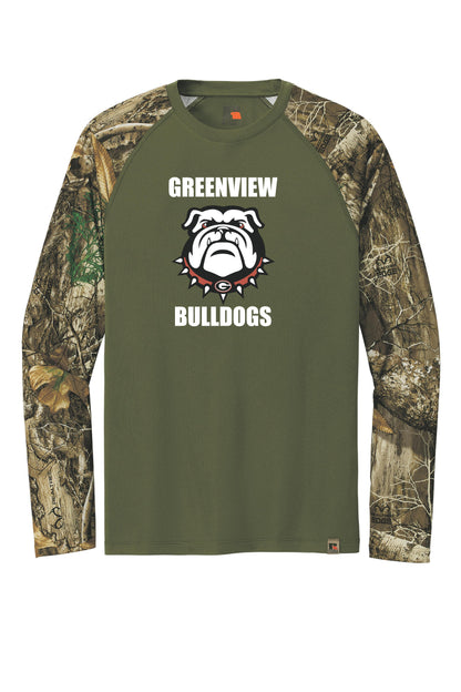 GREENVIEW GEO SCHOLARSHIP Russell Outdoors™ Realtree® Colorblock Performance Long Sleeve Tee (P.RU151LS)
