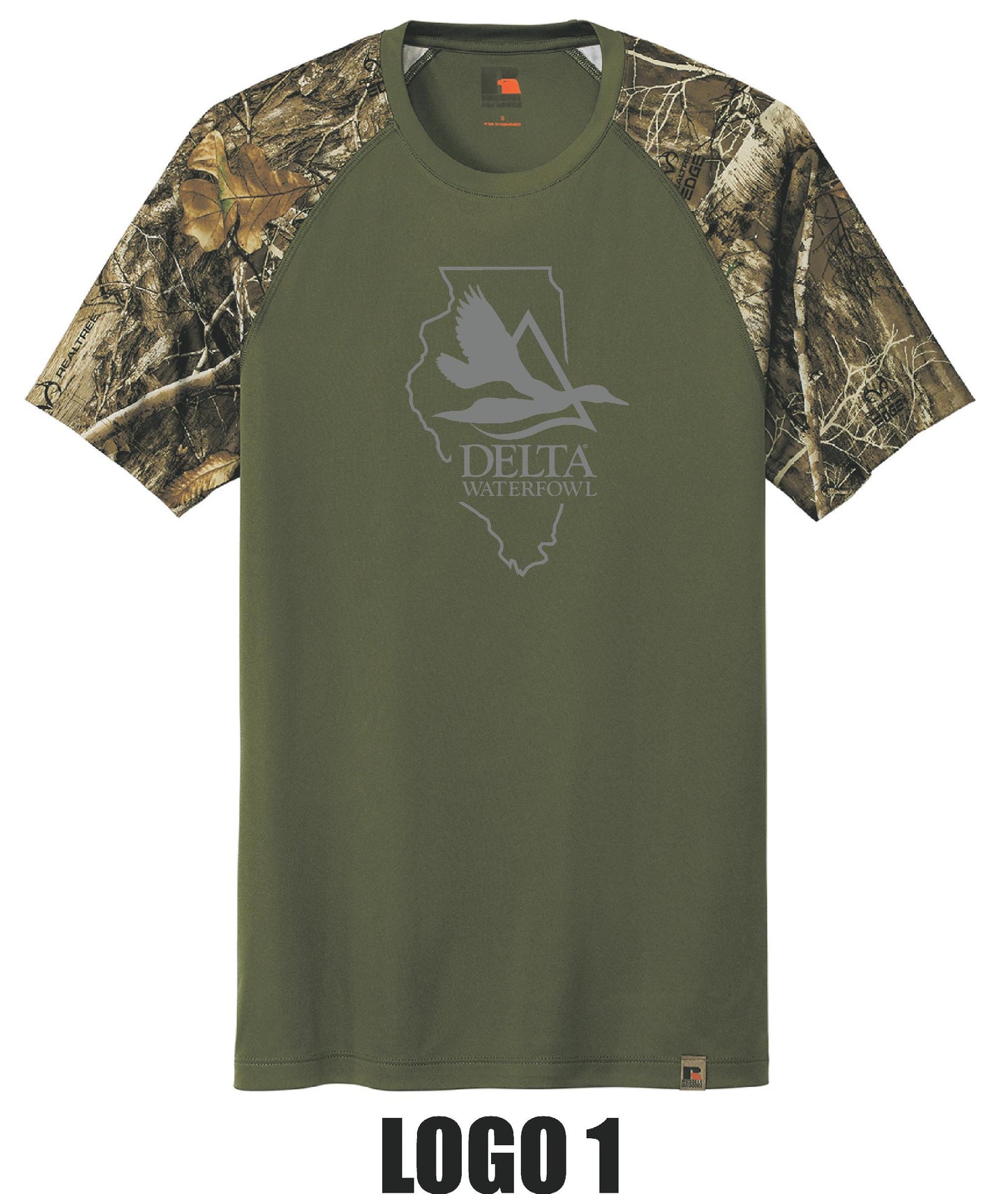 Delta Waterfowl Russell Outdoors™ Realtree® Colorblock Performance Tee (P.RU151)