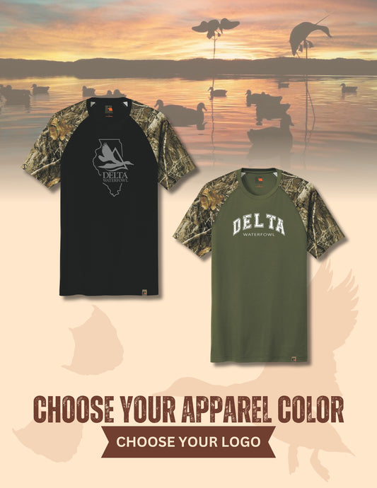 Delta Waterfowl Russell Outdoors™ Realtree® Colorblock Performance Tee (P.RU151)