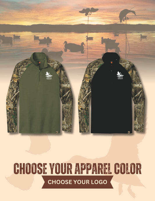 Delta Waterfowl Russell Outdoors™ Realtree® Colorblock Performance 1/4-Zip (E.RU152)