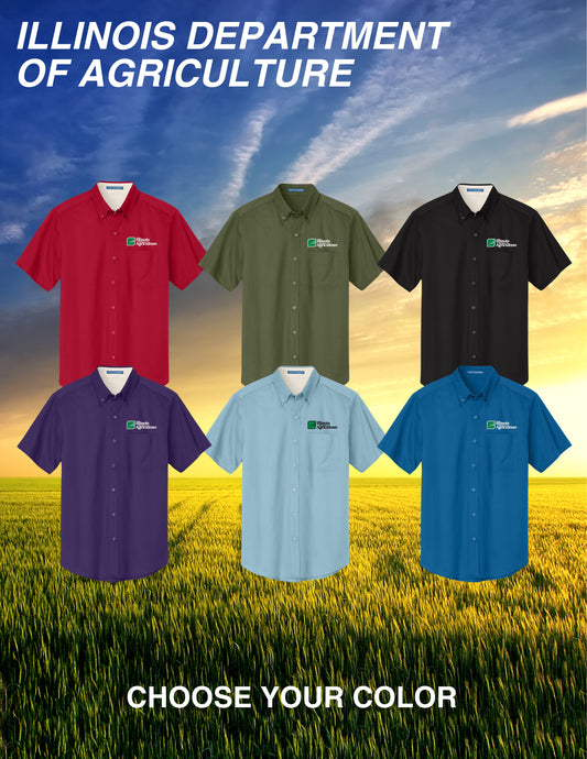 Illinois Department of Agriculture Port Authority® Short Sleeve Easy Care Shirt (E.S508/TLS508))