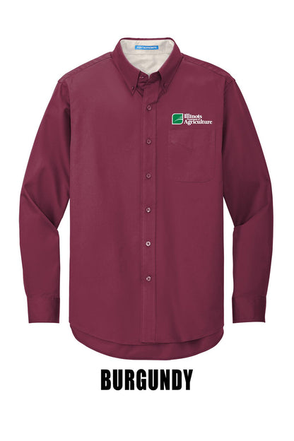 Illinois Department of Agriculture Port Authority® TALL Long Sleeve Easy Care Shirt (E.TLS608)