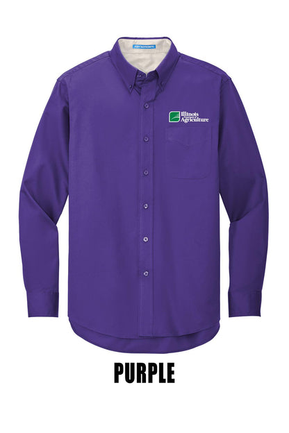 Illinois Department of Agriculture Port Authority® TALL Long Sleeve Easy Care Shirt (E.TLS608)