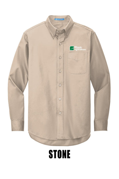 Illinois Department of Agriculture Port Authority® TALL Long Sleeve Easy Care Shirt (E.TLS608)