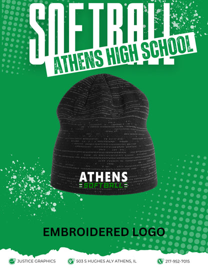 Athens High School Softball Atlantis Headwear - Sustainable Reflective Beanie (E.SHINE)