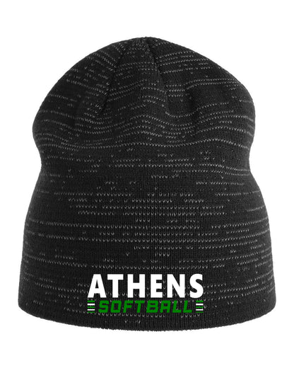 Athens High School Softball Atlantis Headwear - Sustainable Reflective Beanie (E.SHINE)