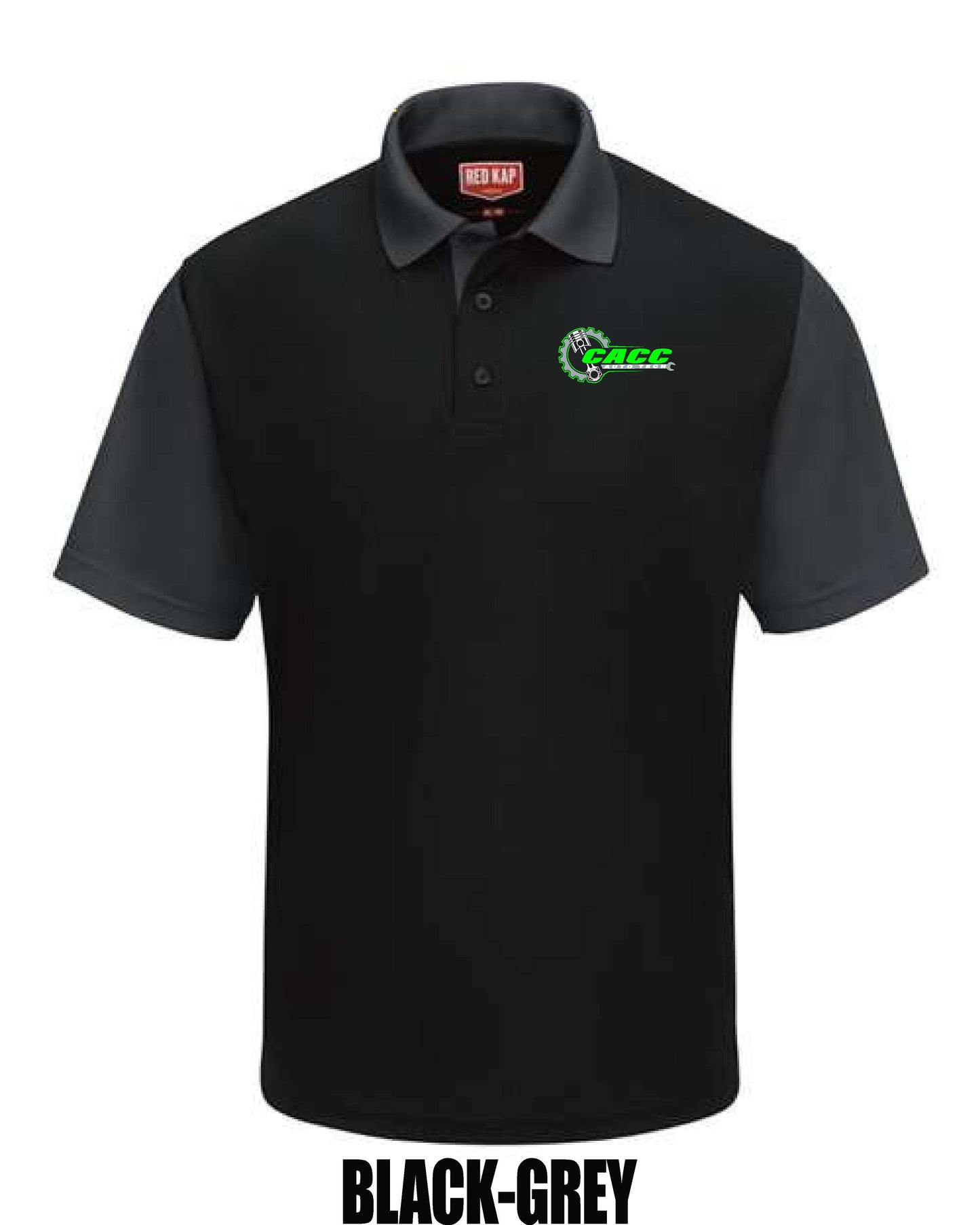 CACC AUTO TECH Red Kap Men's Performance Knit Color-Block Polo (E.SK56)