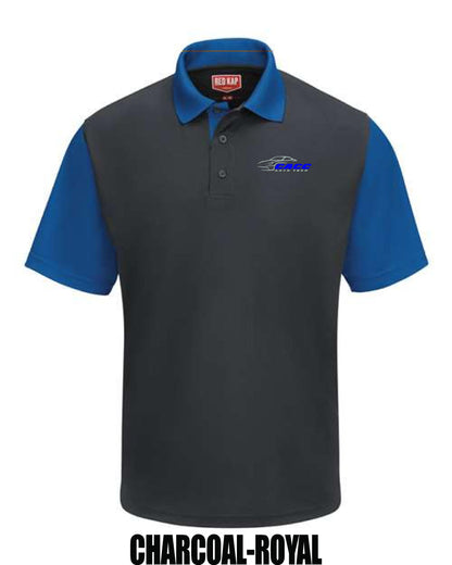 CACC AUTO TECH Red Kap Men's Performance Knit Color-Block Polo (E.SK56)