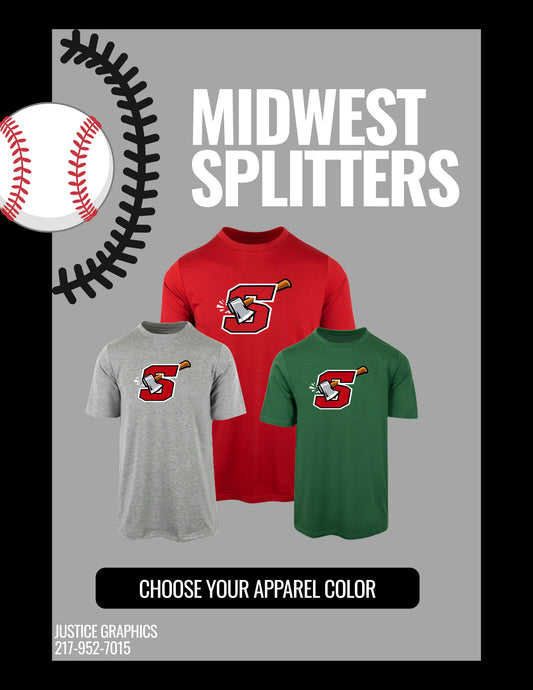 MIDWEST SPLITTERS SLATE T-SHIRT (P.ABBSLATE)