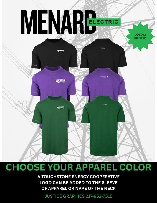 Menard Electric Cooperative SLATE T-SHIRT (P.ABBSLATE)