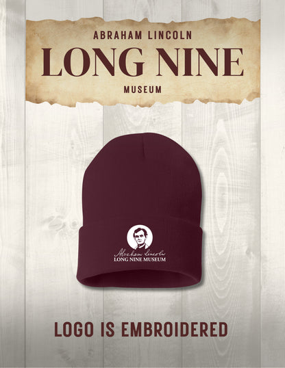 Abraham Lincoln Long Nine Museum Sportsman - Solid 12" Cuffed Beanie - (E.SP12)