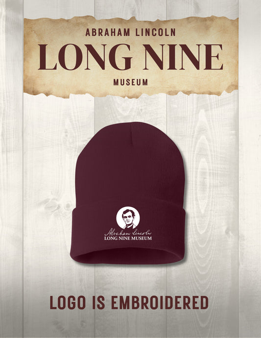 Abraham Lincoln Long Nine Museum Sportsman - Solid 12" Cuffed Beanie - (E.SP12)