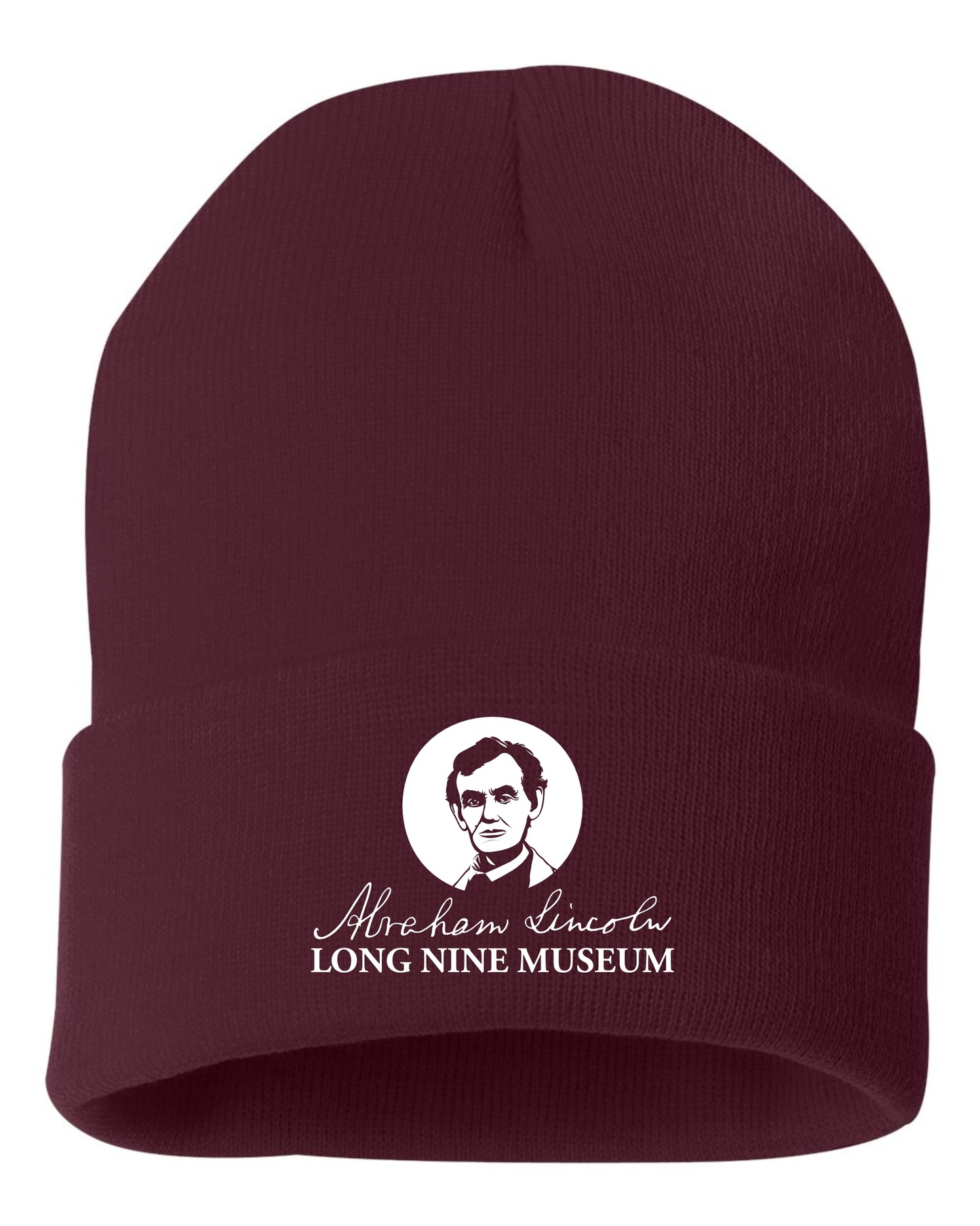 Abraham Lincoln Long Nine Museum Sportsman - Solid 12" Cuffed Beanie - (E.SP12)