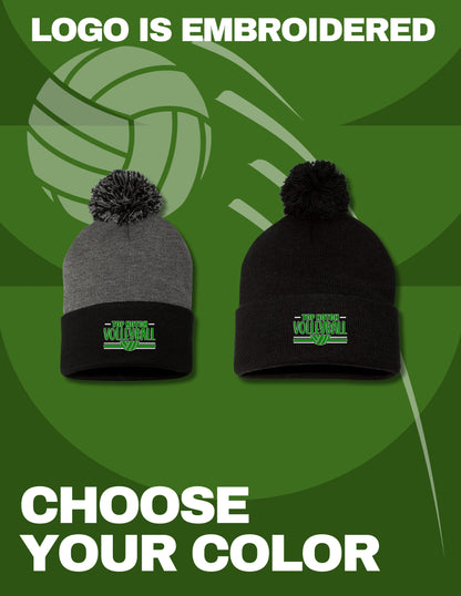 TOP NOTCH VOLLEYBALL Sportsman - Pom-Pom 12" Knit Beanie - (E.SP15)