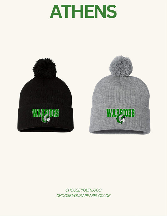 ATHENS BOOSTERS Sportsman - Pom-Pom 12" Knit Beanie - (E.SP15)