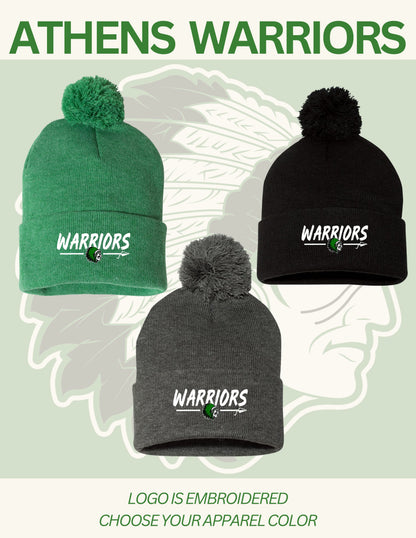 ATHENS BOOSTERS Sportsman - Pom-Pom 12" Knit Beanie - (E.SP15)