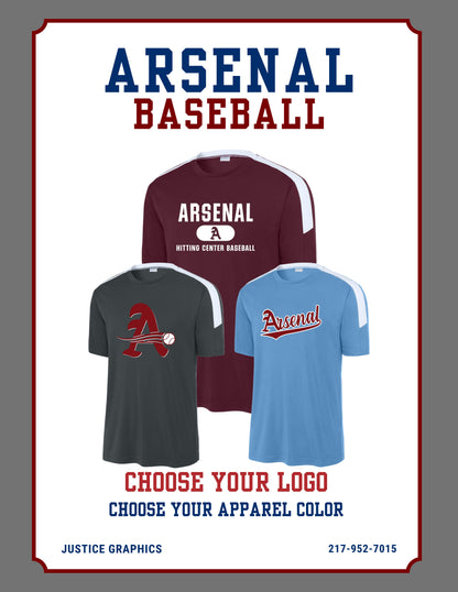 Arsenal Baseball Sport-Tek® Competitor™ United Crew (P.ST100)