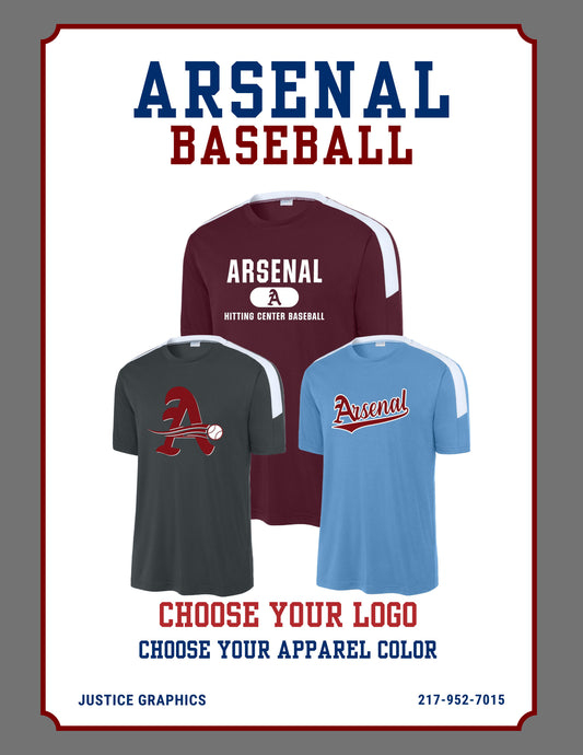 Arsenal Baseball Sport-Tek® Competitor™ United Crew (P.ST100)