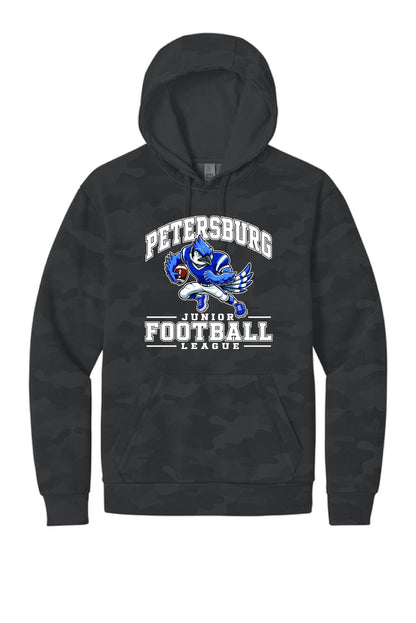 Petersburg Junior Football League District Wash™ Camo Fleece Hoodie (P. DT2200C)