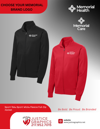 Memorial HEALTH/CARE Unisex Sport Tek Fleece Jacket (E.ST241/LST241)