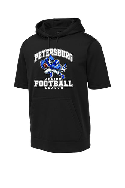 Petersburg Junior Football League Sport-Tek ® Sport-Wick ® Fleece Short Sleeve Hooded Pullover (P.ST251/YST251)