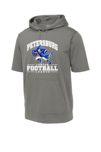 Petersburg Junior Football League Sport-Tek ® Sport-Wick ® Fleece Short Sleeve Hooded Pullover (P.ST251/YST251)