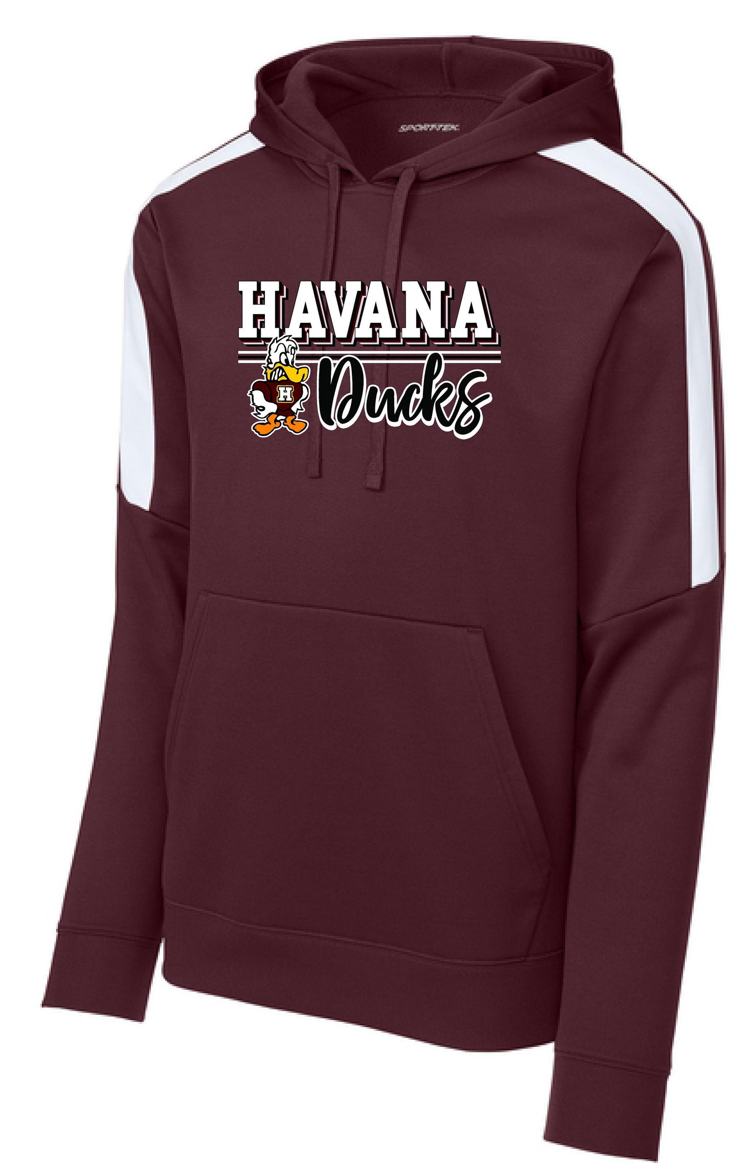Havana Ducks Jr. High Basketball Sport-Tek® Sport-Wick® Fleece United Pullover Hoodie (P.ST255/YST255)