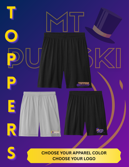 Mount Pulaski Toppers Sport-Tek® PosiCharge® Competitor™ 7” Pocketed Short (P.ST349P/YST349P)