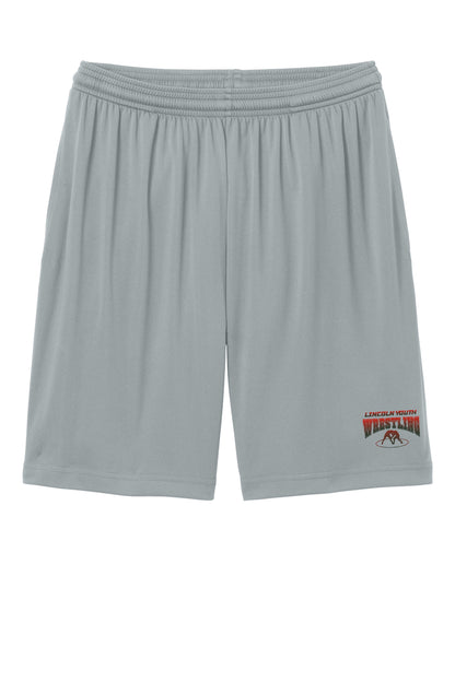 Lincoln Youth Wrestling Sport-Tek® PosiCharge® Competitor™ 7” Pocketed Short (P.ST349P)