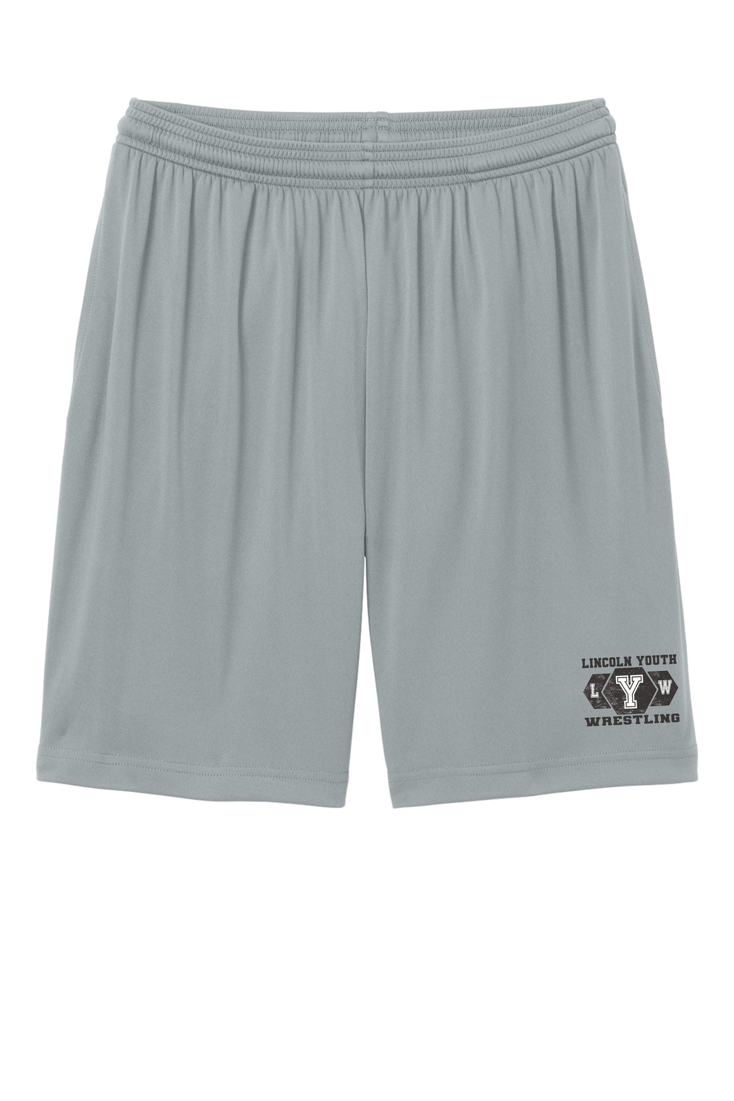 Lincoln Youth Wrestling Sport-Tek® PosiCharge® Competitor™ 7” Pocketed Short (P.ST349P)