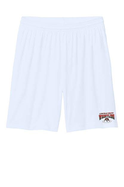 Lincoln Youth Wrestling Sport-Tek® PosiCharge® Competitor™ 7” Pocketed Short (P.ST349P)