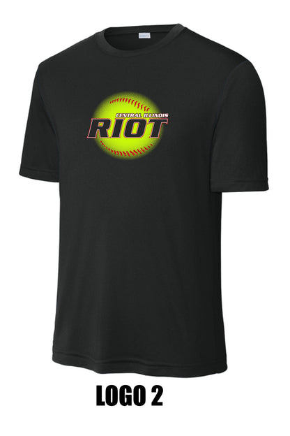 RIOT SOFTBALL UNISEX PERFORMANCE SHORT SLEEVE TEE (ST350)