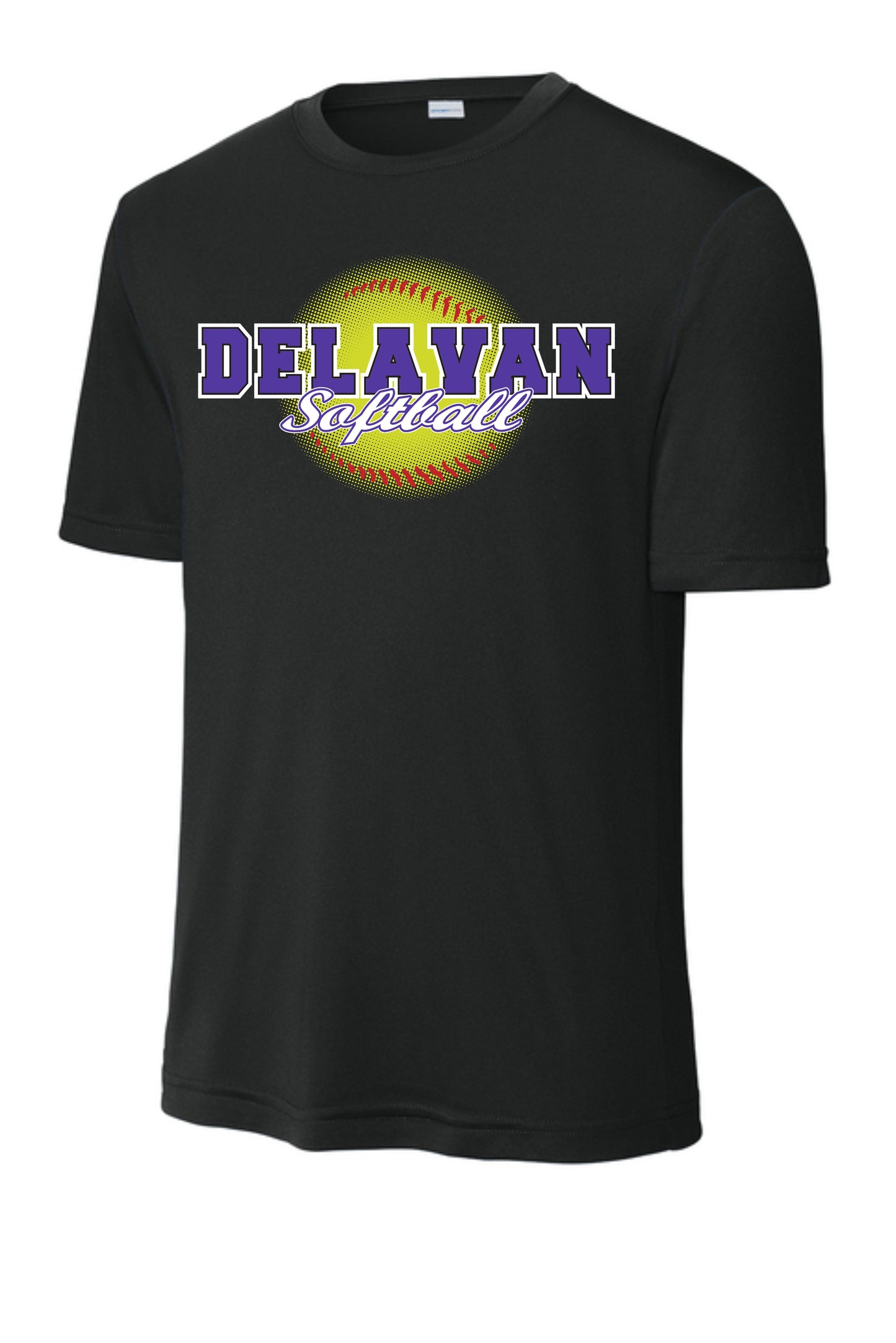 Delavan High School Softball Sport-Tek Unisex Dri-Fit T-Shirt (P.ST350/YST350)