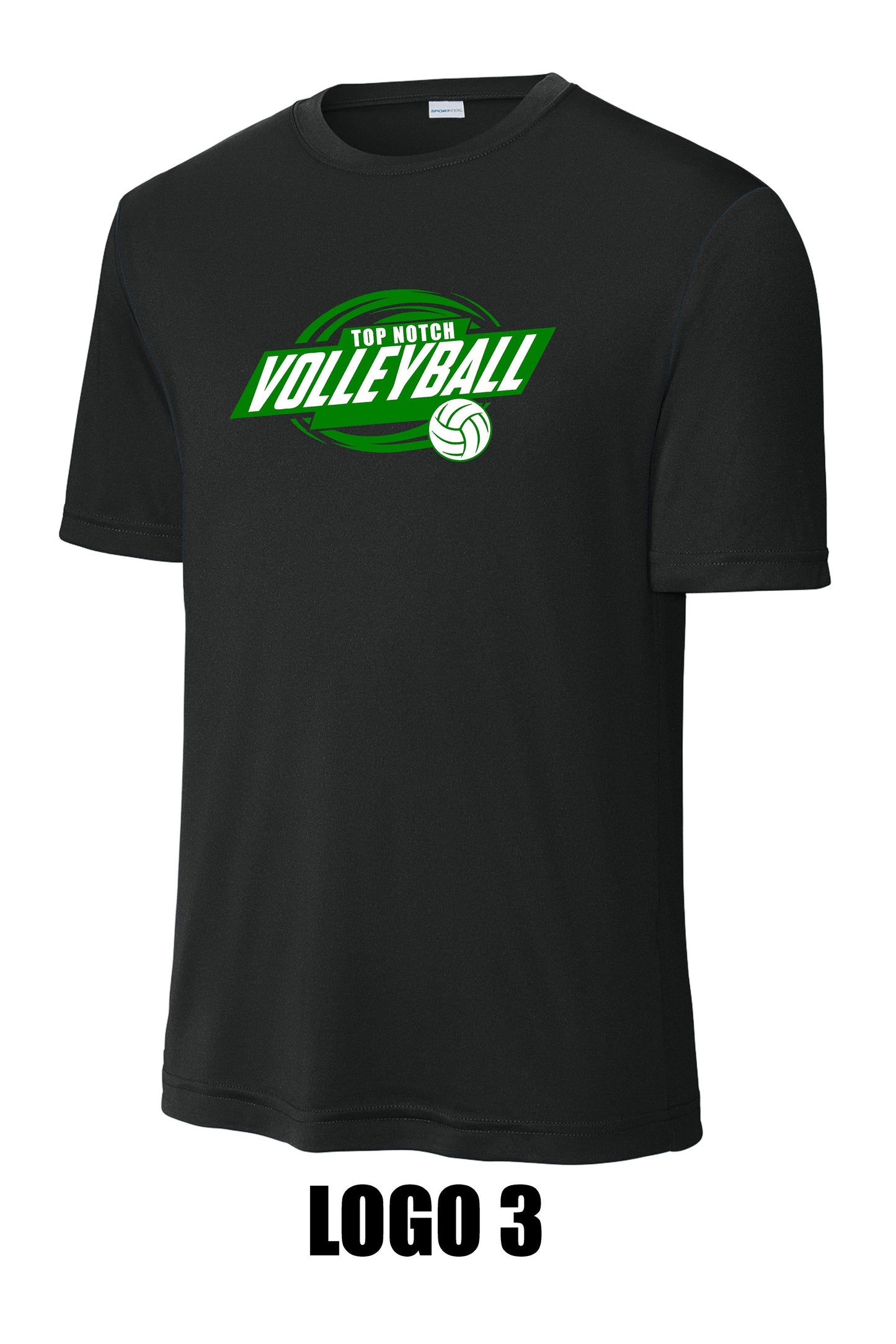 TOP NOTCH VOLLEYBALL UNISEX PERFORMANCE SHORT SLEEVE TEE (P.ST350)