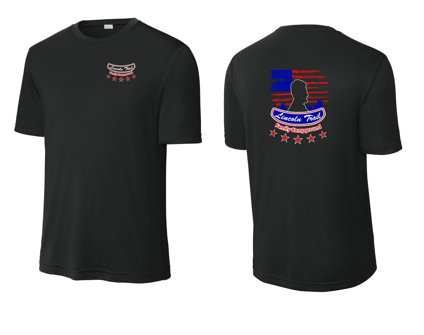 Lincoln Trail Family Campground Unisex Dri-Fit T-Shirt (P.ST350/YST350)